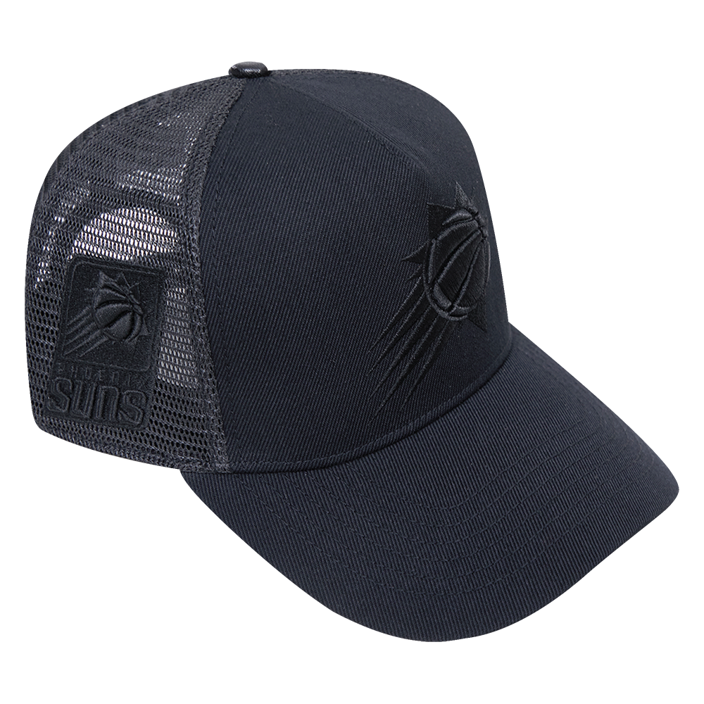 NBA PHOENIX SUNS BLACK OUT CLASSIC PINCH FRONT TRUCKER (BLACK)