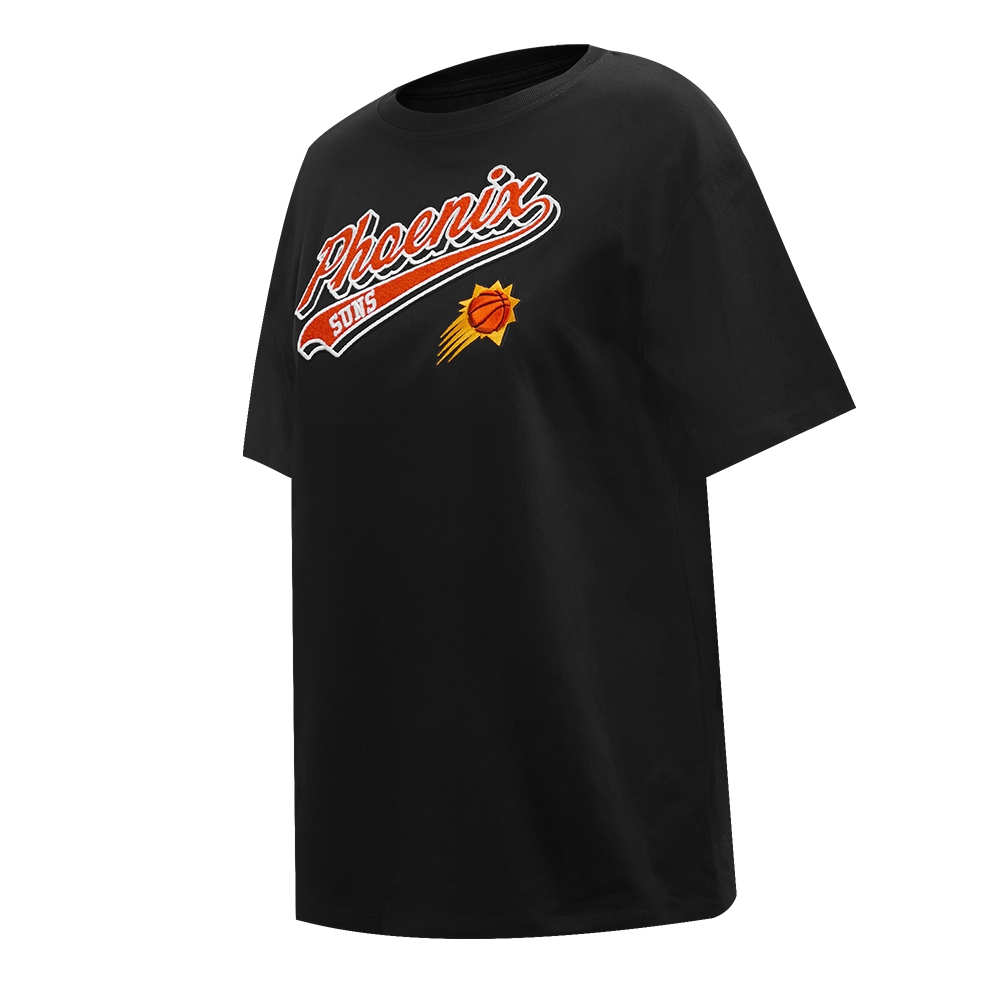 NBA PHOENIX SUNS SCRIPT TAIL WOMEN'S BOYFRIEND TEE (BLACK)