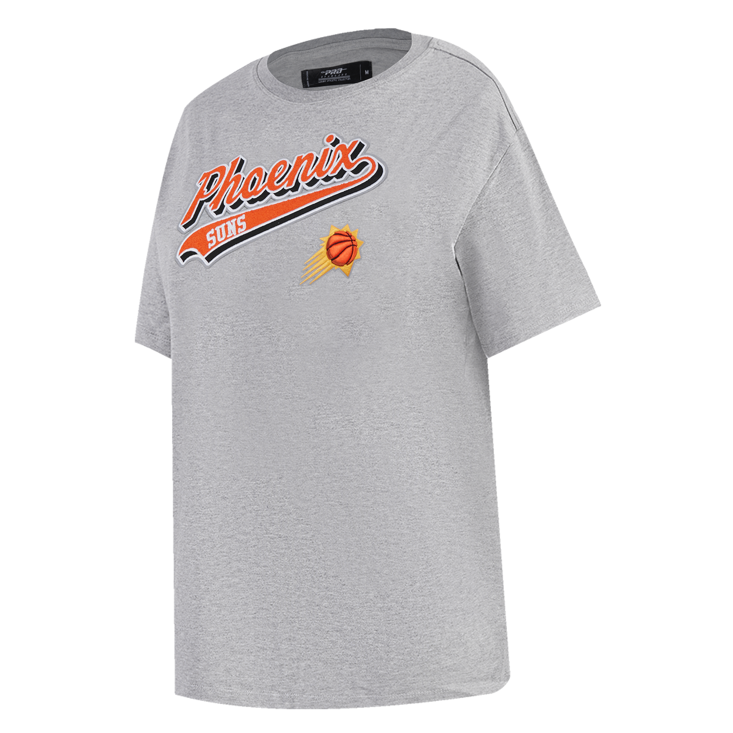NBA PHOENIX SUNS SCRIPT TAIL WOMEN'S BOYFRIEND TEE (HEATHER GREY)