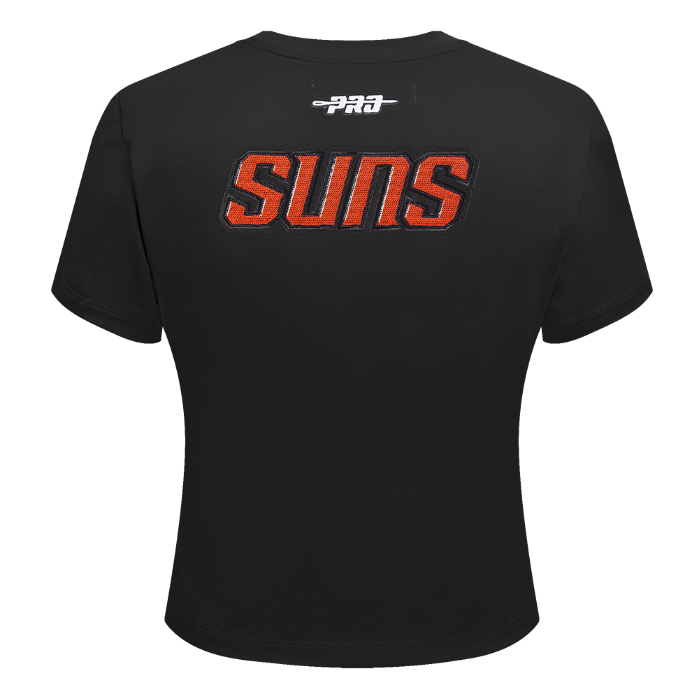 NBA PHOENIX SUNS GAME DAY CLASSICS T-SHIRT BABY DOLL EN JERSEY SIMPLE POUR FEMME (NOIR)