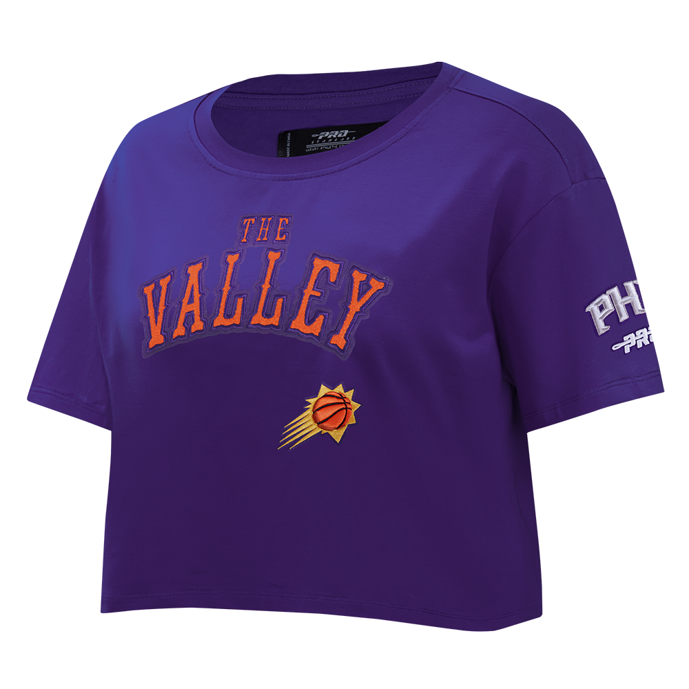 NBA PHOENIX SUNS CITY EDITION 24-25 WOMEN'S SJ BOXY TEE (PURPLE)