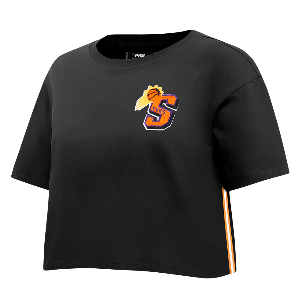 NBA PHOENIX SUNS MASHUP WOMEN'S BOXY TEE (BLACK)