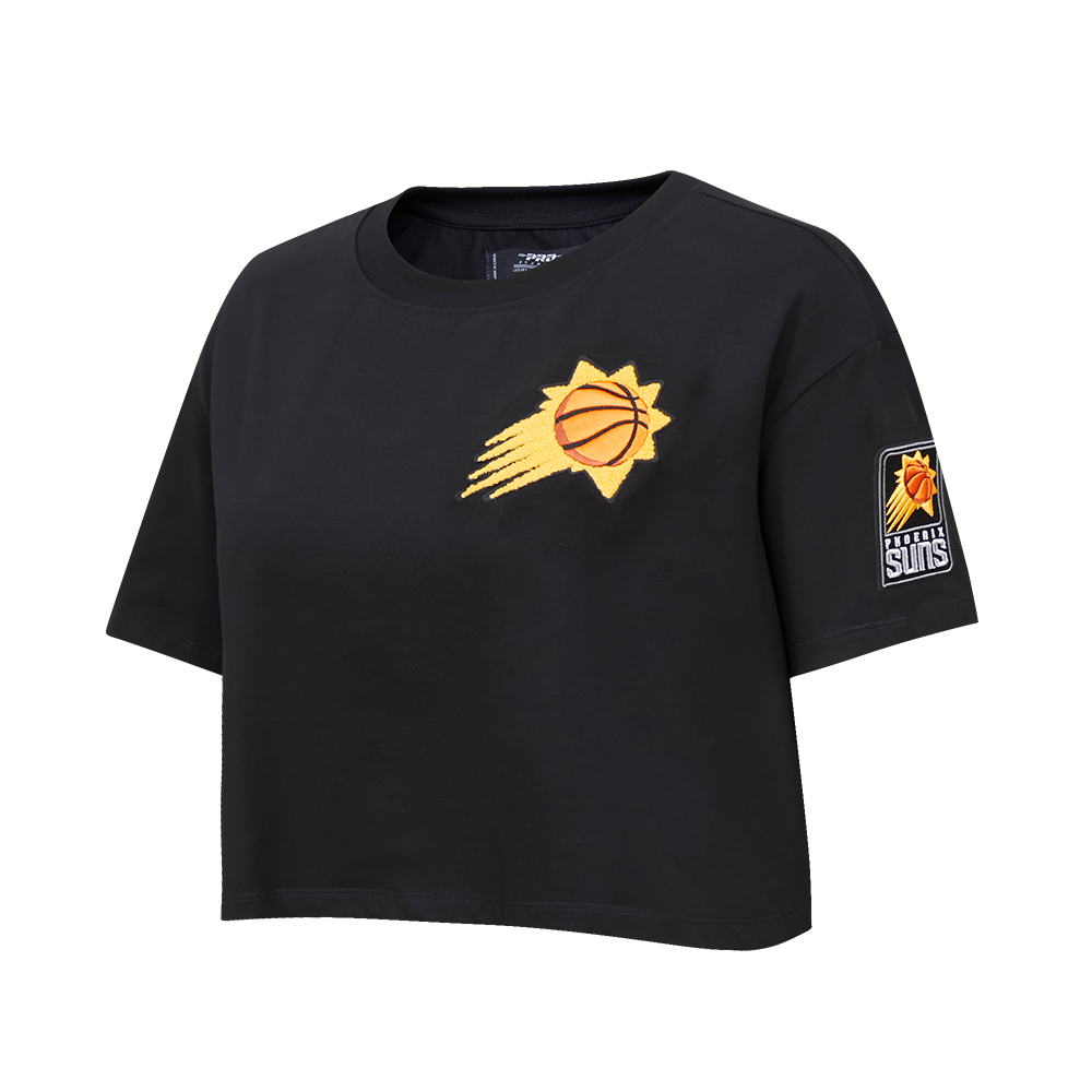 NBA PHOENIX SUNS CLASSIC WOMEN'S BOXY TEE (BLACK)