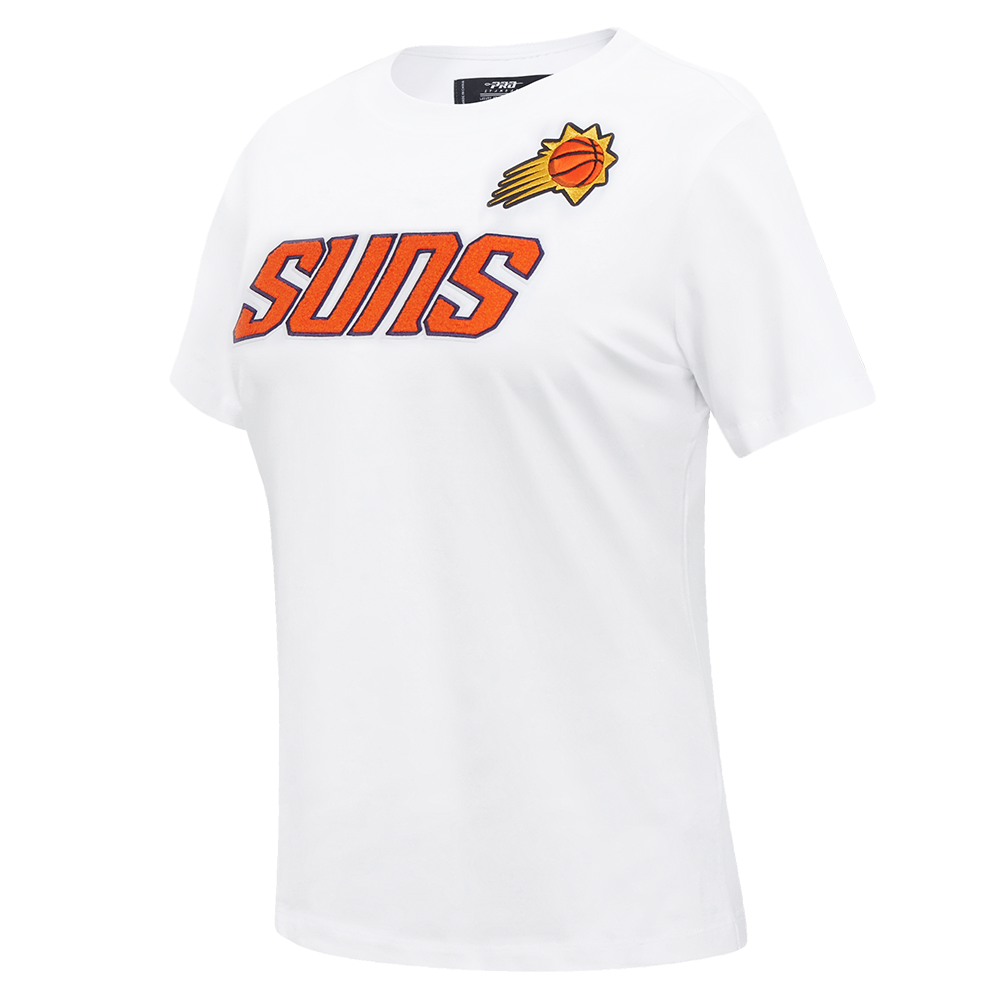 NBA PHOENIX SUNS CLASSIC SINGLE JERSEY SLIM FIT TEE (WHITE)
