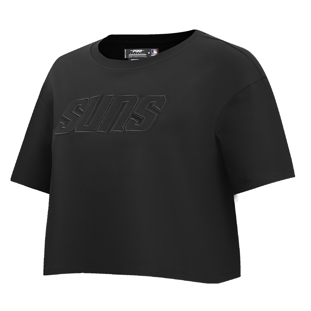 NBA PHOENIX SUNS NEUTRAL T-SHIRT À COUPE CARRÉE POUR FEMME (NOIR)