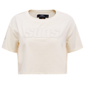 NBA PHOENIX SUNS NEUTRAL T-SHIRT À COUPE CARRÉE POUR FEMME (COQUILLE D'ŒUF)