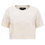 NBA PHOENIX SUNS NEUTRAL T-SHIRT À COUPE CARRÉE POUR FEMME (COQUILLE D'ŒUF)