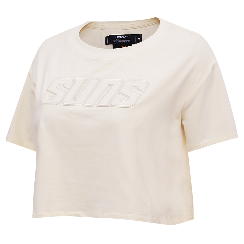NBA PHOENIX SUNS NEUTRAL WOMEN'S BOXY TEE (EGGSHELL)
