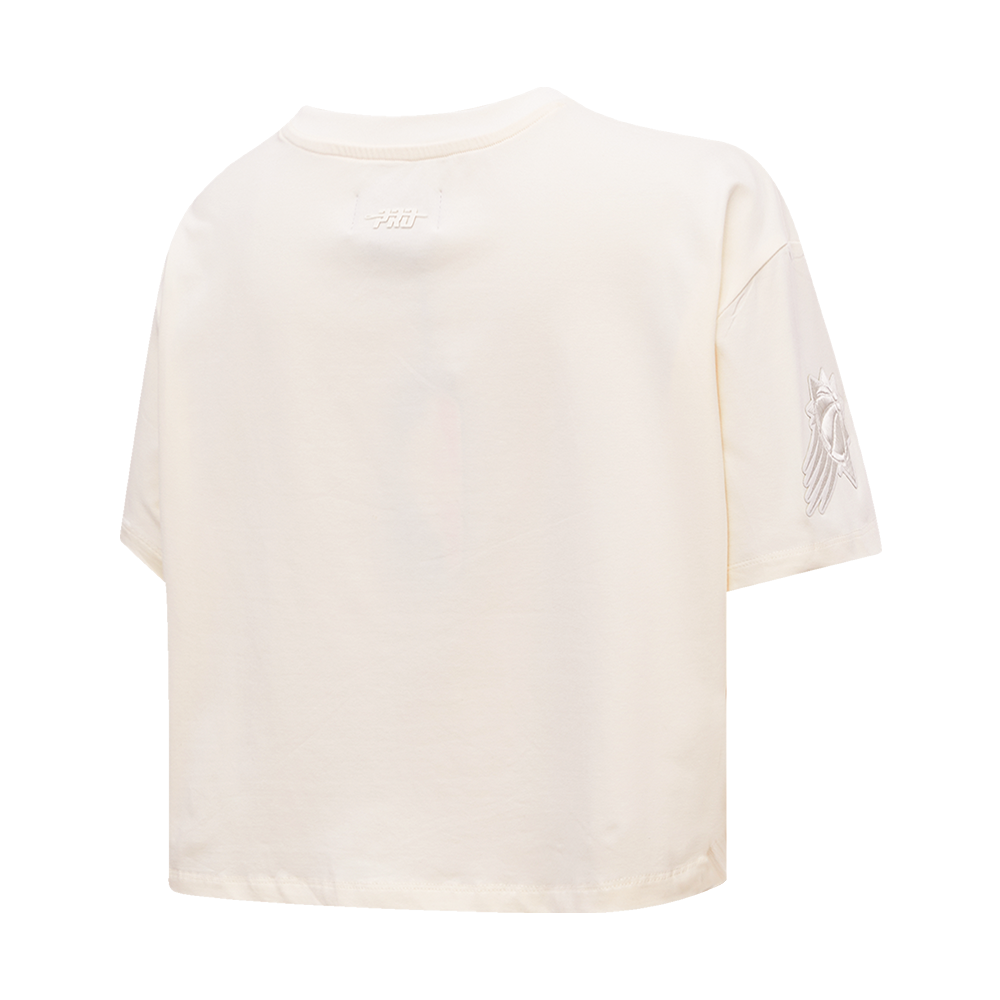 NBA PHOENIX SUNS NEUTRAL T-SHIRT À COUPE CARRÉE POUR FEMME (COQUILLE D'ŒUF)