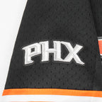 NBA PHOENIX SUNS CLASSIC CHEMISE BOUTONNÉE EN FILET POUR GARÇON JUNIOR (NOIR/ORANGE)