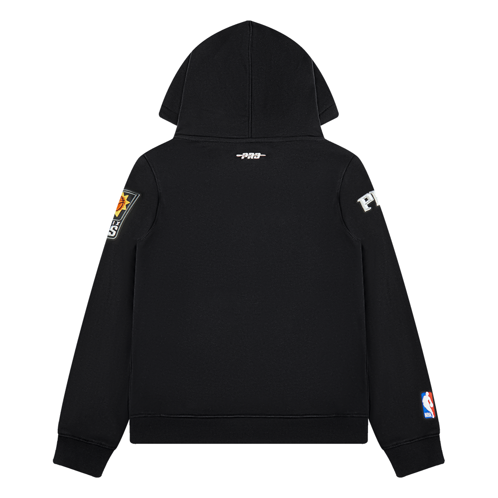 NBA PHOENIX SUNS CLASSIC BIG BOYS FLEECE PULLOVER HOODIE (BLACK)
