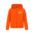 NBA PHOENIX SUNS CLASSIC BIG BOY'S FLC FZ PO HOODIE (ORANGE)
