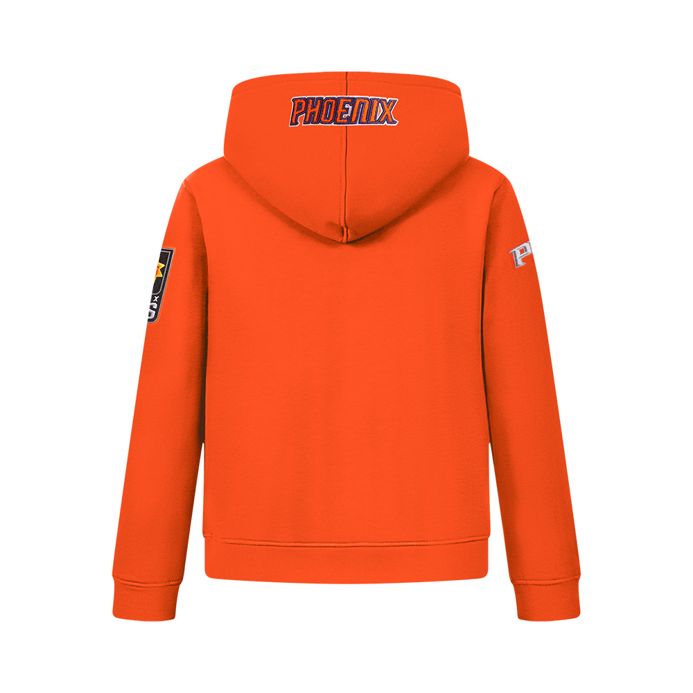 NBA PHOENIX SUNS CLASSIC BIG BOY'S FLC FZ PO HOODIE (ORANGE)