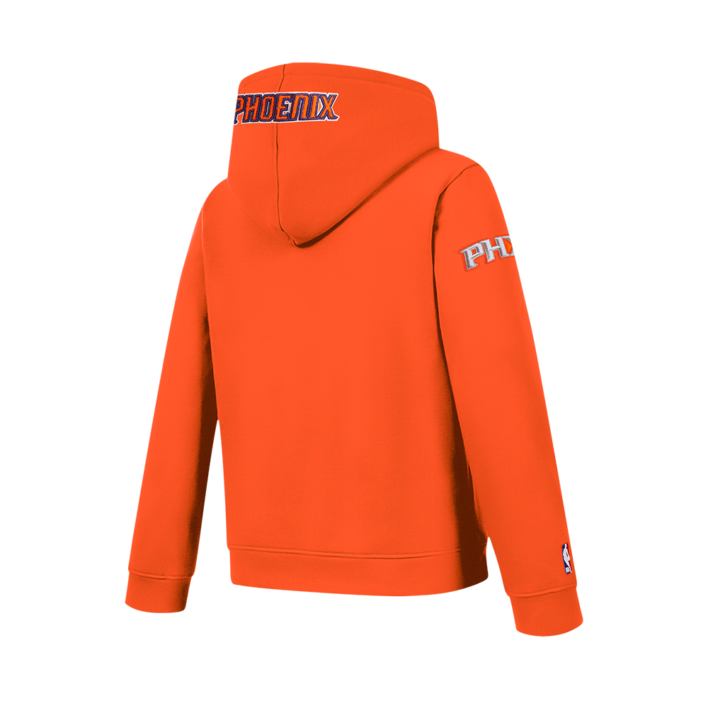 NBA PHOENIX SUNS CLASSIC BIG BOY'S FLC FZ PO HOODIE (ORANGE)