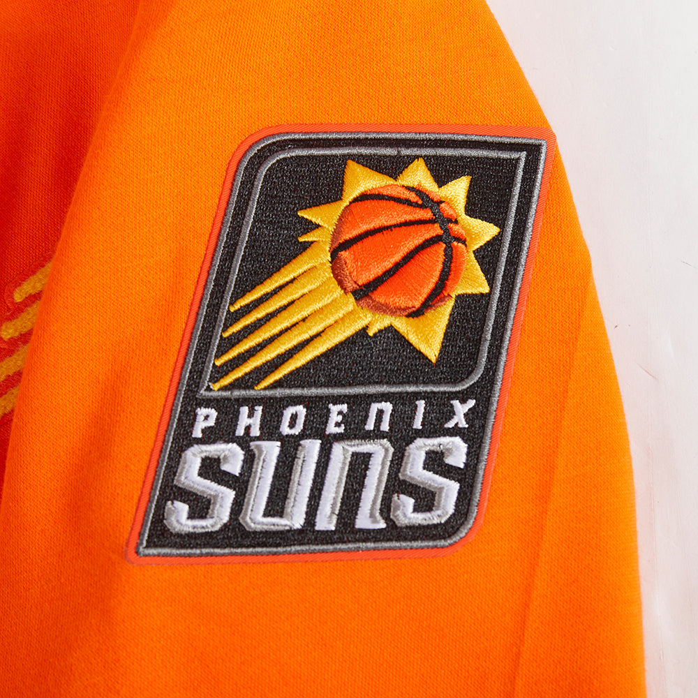 NBA PHOENIX SUNS CLASSIC BIG BOY'S FLC FZ PO HOODIE (ORANGE)