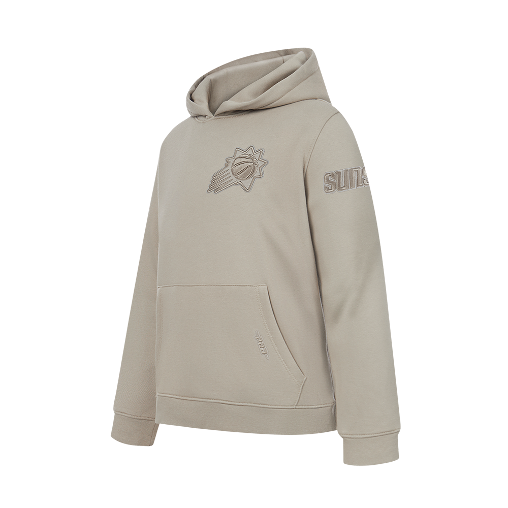 NBA PHOENIX SUNS NEUTRAL CHANDAIL À CAPUCHON EN MOLLETON POUR GARÇON JUNIOR (TAUPE)