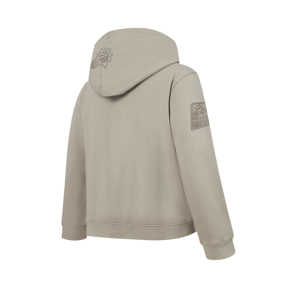 NBA PHOENIX SUNS NEUTRAL CHANDAIL À CAPUCHON EN MOLLETON POUR GARÇON JUNIOR (TAUPE)