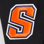 NBA PHOENIX SUNS RETRO CLASSIC BIG BOY'S RIB FLEECE PULLOVER HOODIE (BLACK/ORANGE)
