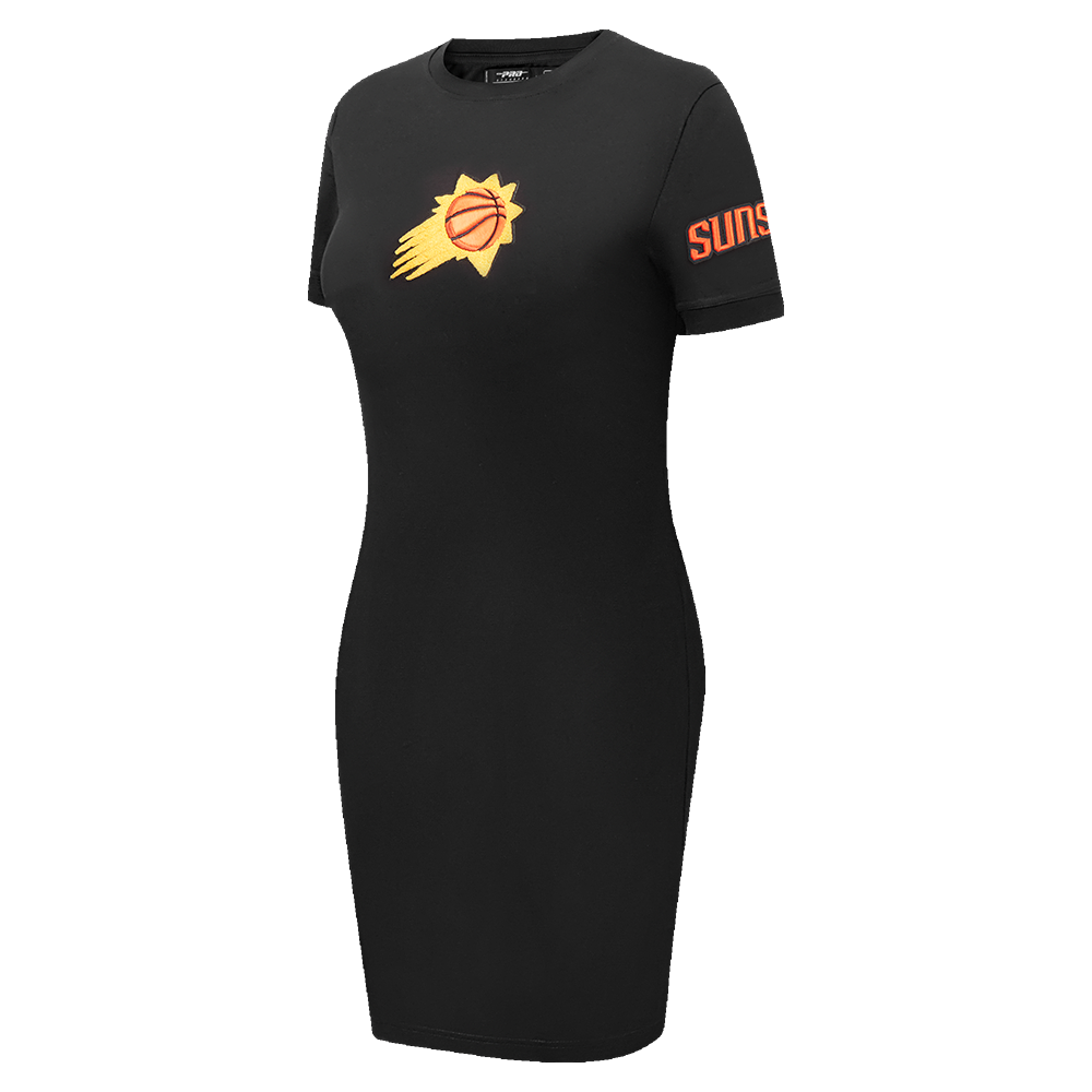NBA PHOENIX SUNS CLASSIC WOMEN'S BODYCON DRESS (BLACK)