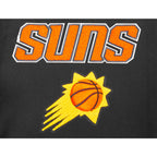 NBA PHOENIX SUNS RETRO CLASSIC BLOUSON COLLÉGIAL EN LAINE À BORDS CÔTELÉS POUR GARÇON JUNIOR (NOIR/ORANGE)