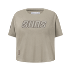 NBA PHOENIX SUNS NEUTRAL BIG GIRL'S SS BOXY TEE (TAUPE)
