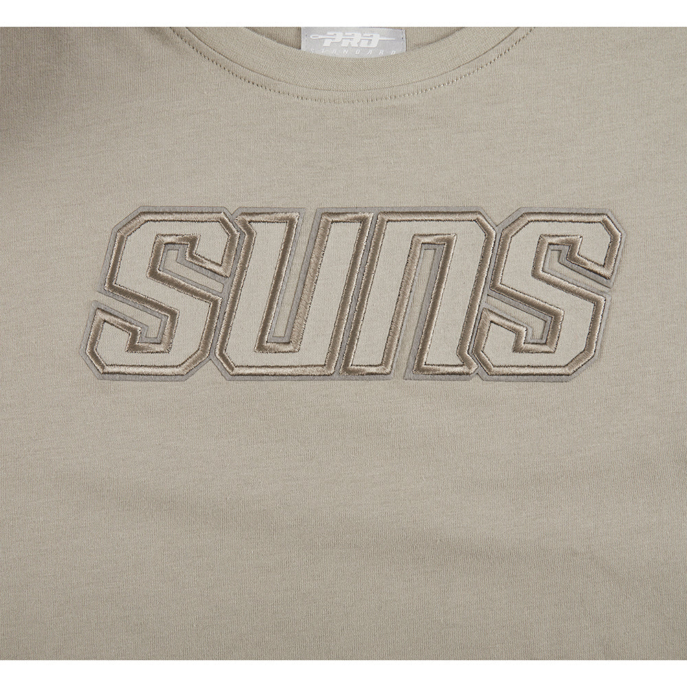 NBA PHOENIX SUNS NEUTRAL BIG GIRL'S SS BOXY TEE (TAUPE)