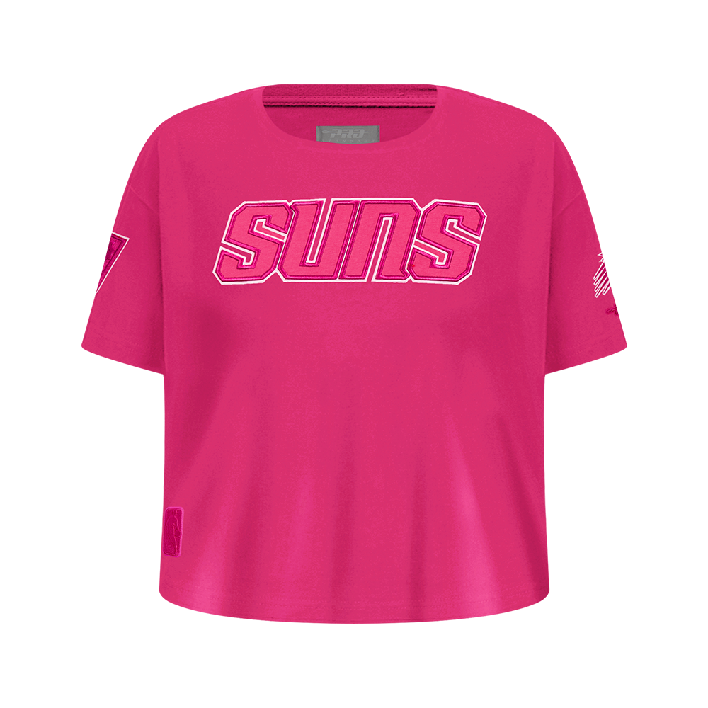 NBA PHOENIX SUNS T-SHIRT TRIPLE ROSE À MANCHES COURTES ET À COUPE CARRÉE POUR FILLE JUNIOR (VIOLET BETTERAVE)
