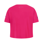 NBA PHOENIX SUNS T-SHIRT TRIPLE ROSE À MANCHES COURTES ET À COUPE CARRÉE POUR FILLE JUNIOR (VIOLET BETTERAVE)