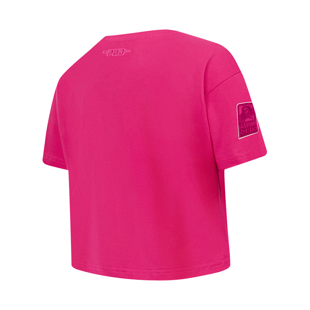 NBA PHOENIX SUNS T-SHIRT TRIPLE ROSE À MANCHES COURTES ET À COUPE CARRÉE POUR FILLE JUNIOR (VIOLET BETTERAVE)