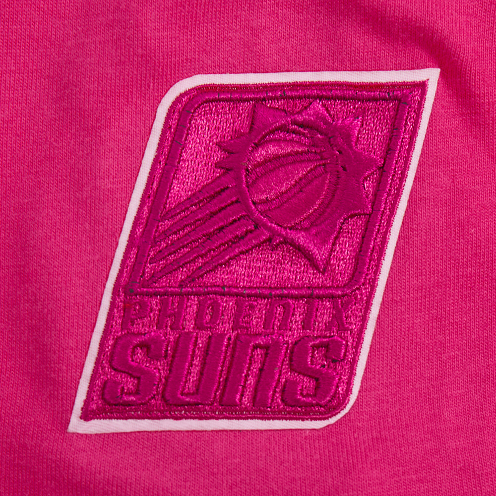 NBA PHOENIX SUNS T-SHIRT TRIPLE ROSE À MANCHES COURTES ET À COUPE CARRÉE POUR FILLE JUNIOR (VIOLET BETTERAVE)