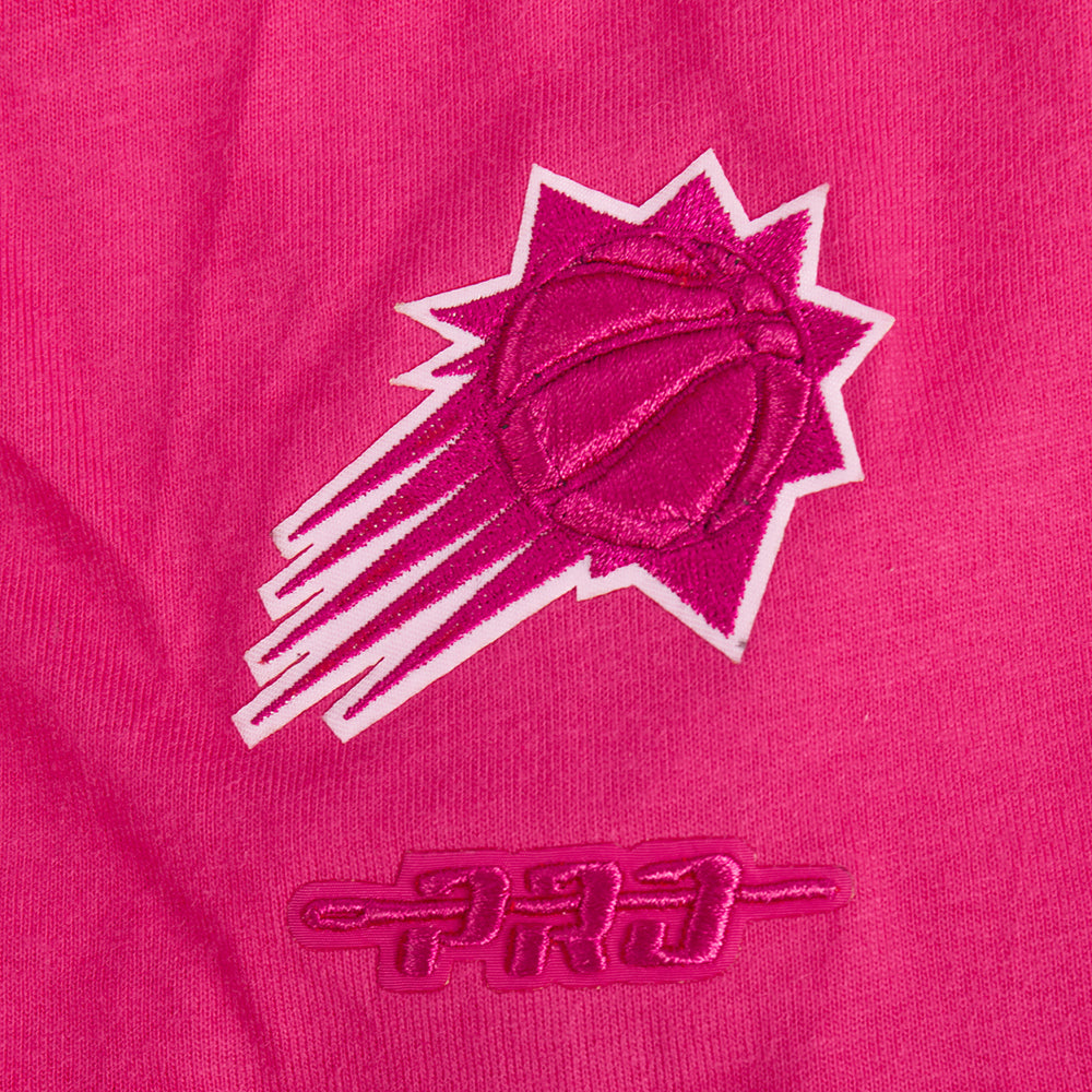 NBA PHOENIX SUNS T-SHIRT TRIPLE ROSE À MANCHES COURTES ET À COUPE CARRÉE POUR FILLE JUNIOR (VIOLET BETTERAVE)