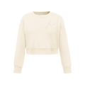 NBA PHOENIX SUNS NEUTRAL BIG GIRL'S FLC CREWNECK (EGGSHELL)