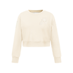 NBA PHOENIX SUNS NEUTRAL BIG GIRL'S FLC CREWNECK (EGGSHELL)