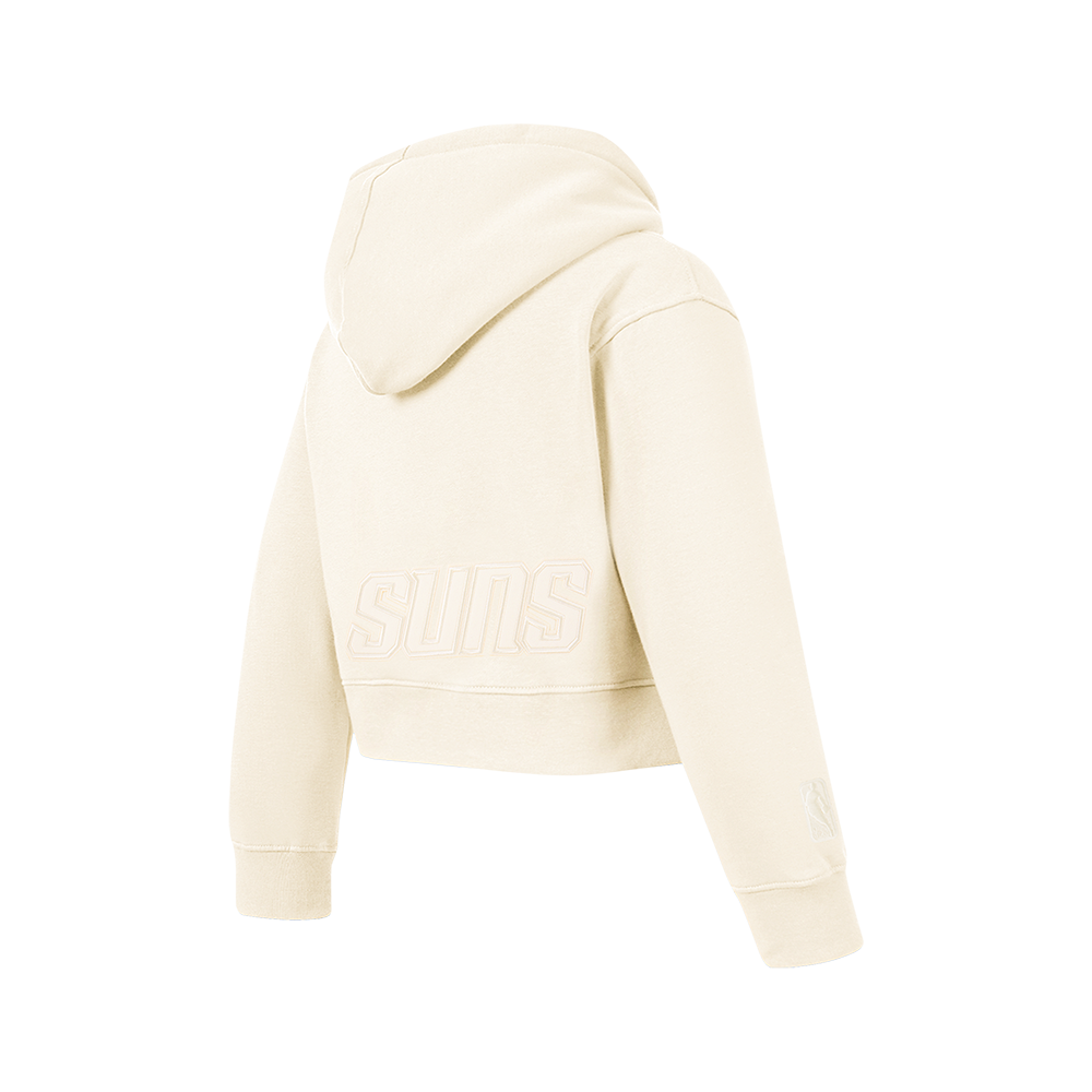 NBA PHOENIX SUNS NEUTRAL CHANDAIL À CAPUCHON EN MOLLETON POUR FILLE JUNIOR (COQUILLE D'ŒUF)