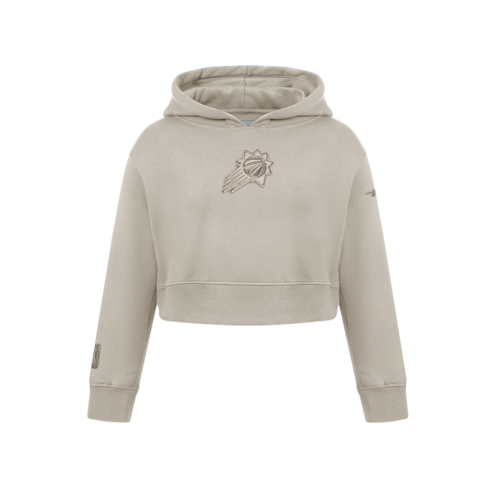 NBA PHOENIX SUNS NEUTRAL BIG GIRL'S FLC PO HOODIE (TAUPE)