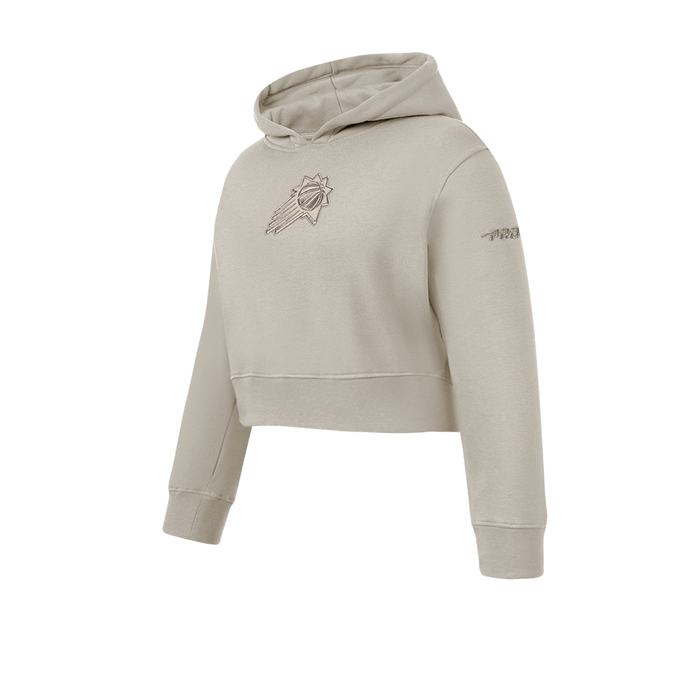 NBA PHOENIX SUNS NEUTRAL BIG GIRL'S FLC PO HOODIE (TAUPE)