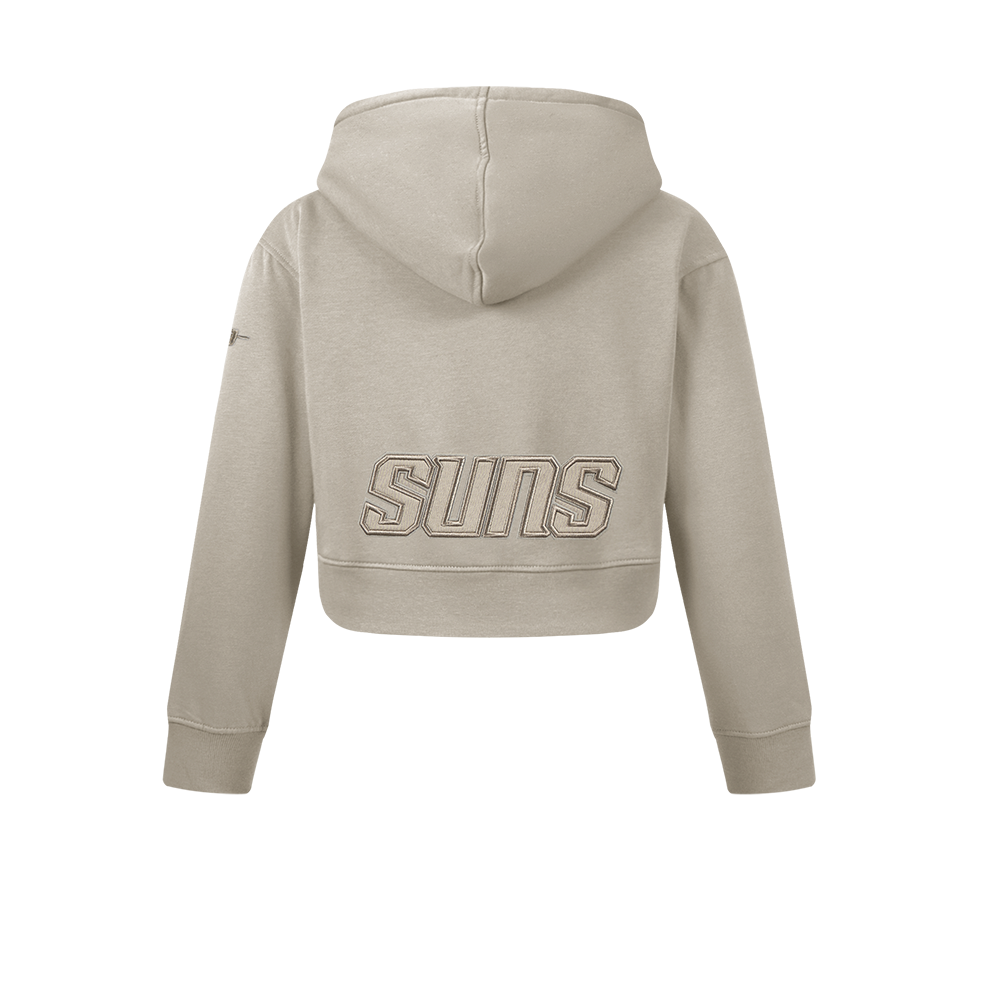NBA PHOENIX SUNS NEUTRAL BIG GIRL'S FLC PO HOODIE (TAUPE)