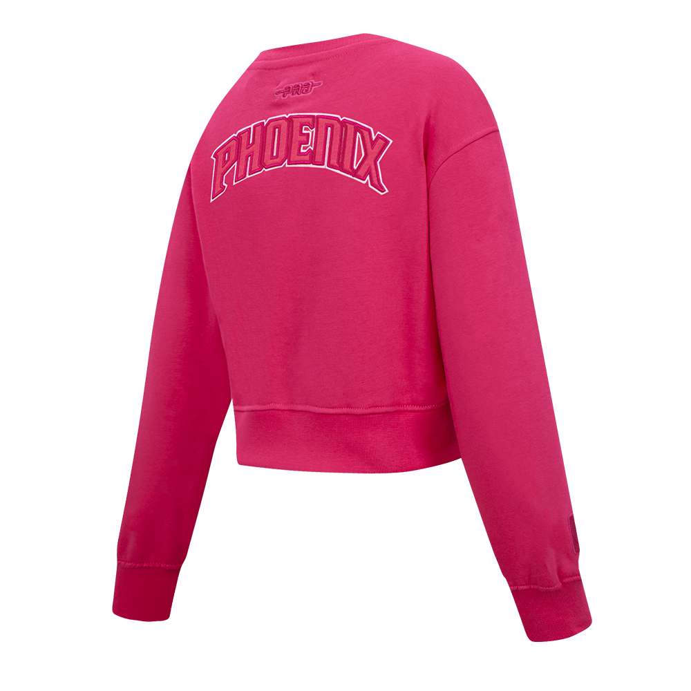NBA PHOENIX SUNS TRIPLE PINK BIG GIRL'S FLC CREWNECK (BEETROOT PURPLE)