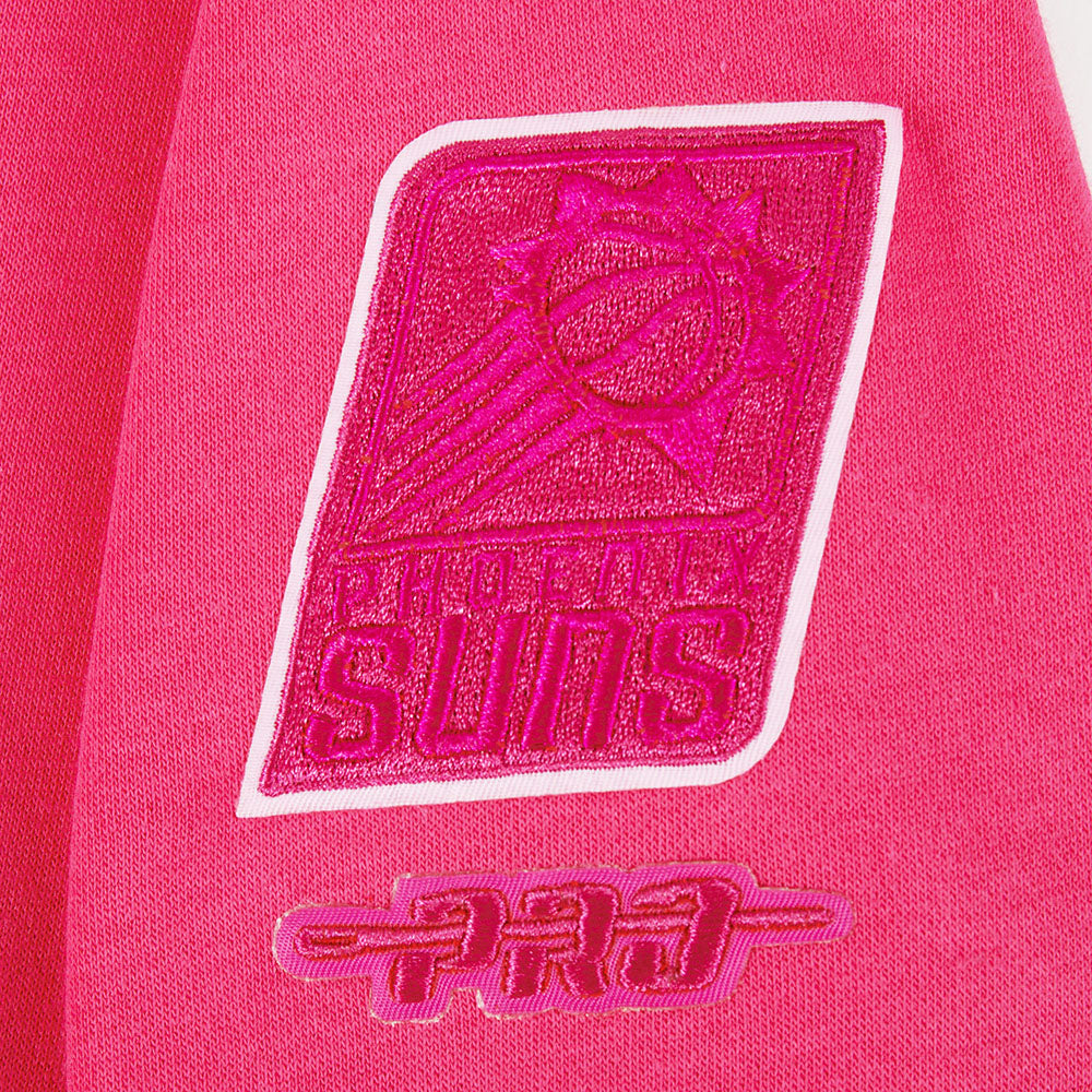NBA PHOENIX SUNS TRIPLE PINK BIG GIRL'S FLC CREWNECK (BEETROOT PURPLE)