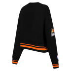 NBA PHOENIX SUNS RETRO CLASSIC CHANDAIL À COL ROND CÔTELÉ POUR FEMME (NOIR/ORANGE)