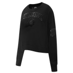 NBA PHOENIX SUNS TRIPLE BLACK WOMEN'S CREWNECK (TRIPLE BLACK)