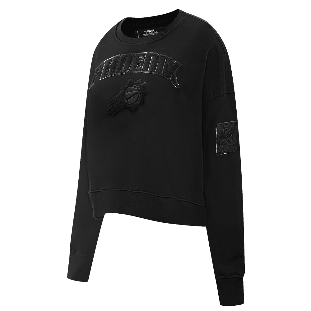 NBA PHOENIX SUNS TRIPLE BLACK WOMEN'S CREWNECK (TRIPLE BLACK)