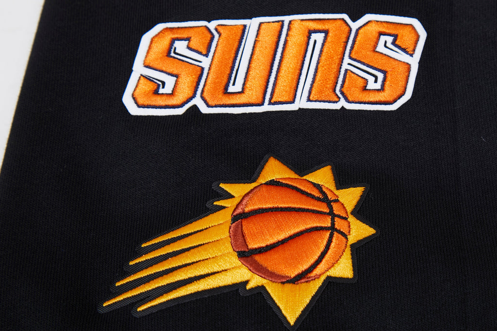 NBA PHOENIX SUNS MASHUP WOMEN'S RIB CREWNECK (BLACK/ORANGE)