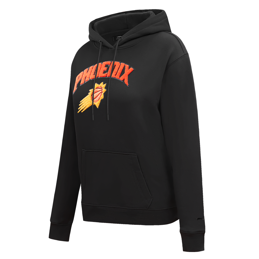 NBA PHOENIX SUNS CLASSIC WOMEN'S PULLOVER HOODIE (BLACK)