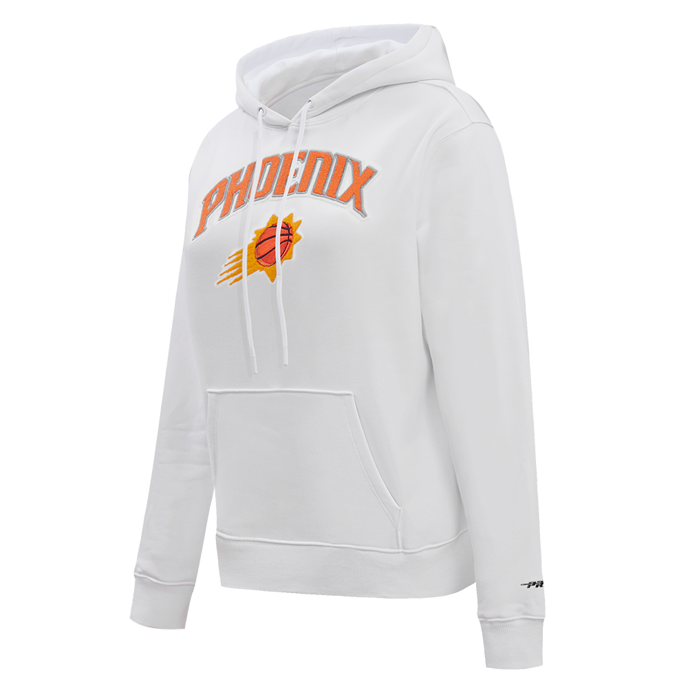 NBA PHOENIX SUNS CLASSIC WOMEN'S PULLOVER HOODIE (WHITE)