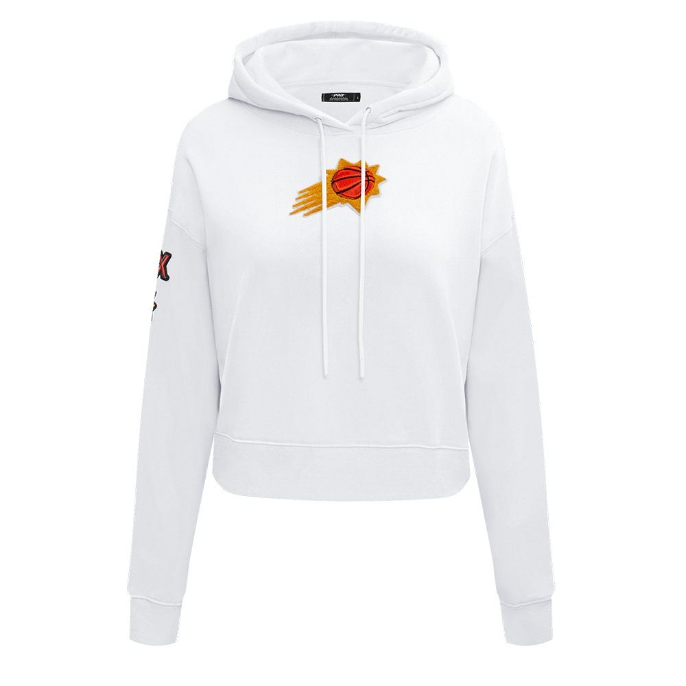 NBA PHOENIX SUNS CLASSIC CHANDAIL À CAPUCHON COURT POUR FEMME (BLANC)