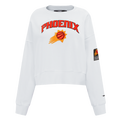 NBA PHOENIX SUNS CLASSIC WOMEN'S CREWNECK (WHITE)
