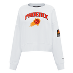 NBA PHOENIX SUNS CLASSIC WOMEN'S CREWNECK (WHITE)