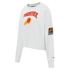 NBA PHOENIX SUNS CLASSIC WOMEN'S CREWNECK (WHITE)