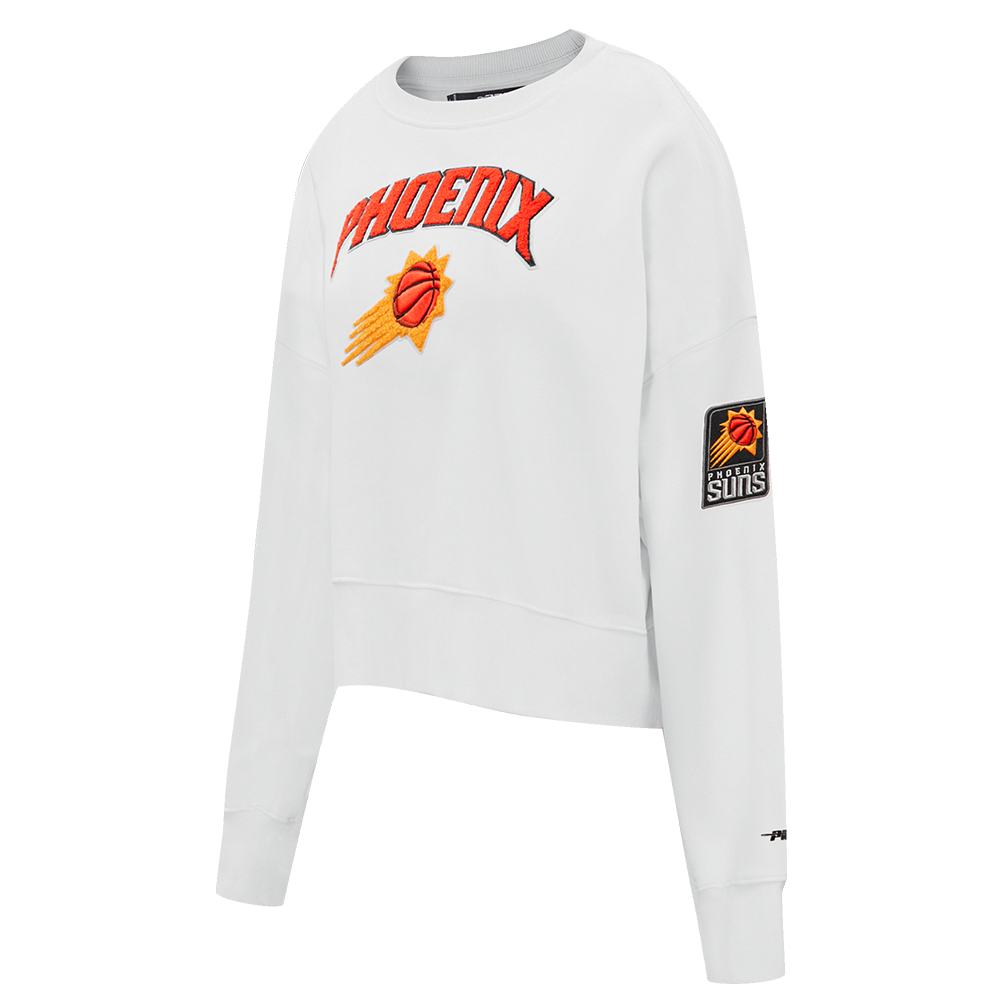 NBA PHOENIX SUNS CLASSIC WOMEN'S CREWNECK (WHITE)